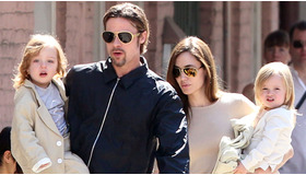 アンジェリーナ・ジョリー＆ブラッド・ピット -(C) Fame Pictures/AFLO