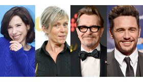 サリー・ホーキンス＆フランシス・マクドーマンド＆ゲイリー・オールドマン＆ジェームズ・フランコ(C)Getty Image