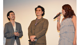 成田凌、井浦新、LiLiCo／『ニワトリ★スター』完成披露試写会舞台挨拶