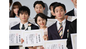 新田真剣佑、広瀬すず、野村周平／映画『ちはやふる－結び－』公開初日舞台挨拶