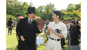 嘉納治五郎（役所広司）と三島弥彦（生田斗真）／「いだてん ～東京オリムピック噺～」