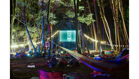 夜空と交差する森の映画祭