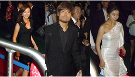 「第15回プチョン国際ファンタスティック映画祭」にて左からシン・セギョン、品川ヒロシ監督、ス・エ　photo：Ayako Ishizu