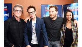 ジェームズ・ガン＆クリス・プラット＆ゾーイ・サルダナ-(C) Getty Images