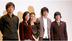 『神童』萩生田宏治監督、成海璃子、松山ケンイチ、三浦友理枝、清塚信也 完成披露試写会舞台挨拶