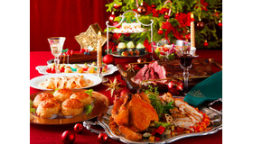 クリスマスムードいっぱいのメニューをブッフェスタイルで！