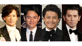 稲垣吾郎＆妻夫木聡＆小栗旬＆本木雅弘 (C) Getty Images