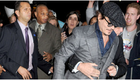 25日、『The Rum Diary』のN.Y.プレミアにて　-(C) Photoshot/AFLO