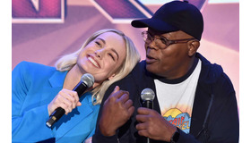 ブリー・ラーソン＆サミュエル・L・ジャクソン (C) Getty Images