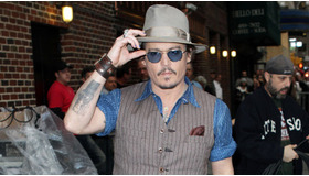 26日、N.Y.に訪れたジョニー・デップ　-(C) Splash/AFLO