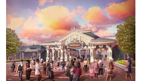 メインエントランスの入退園ゲート中央のイメージ （完成時）☆(C) Disney