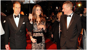 『戦火の馬』ロイヤル・プレミアに出席したウィリアム王子＆キャサリン妃