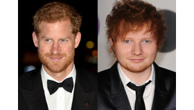 ヘンリー王子＆エド・シーラン (C) Getty Images