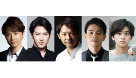 『半沢直樹イヤー記念・エピソードゼロ』に出演する緒形直人（中央）、井上芳雄（左）、尾上松也（左２）、吉沢悠（右２）、北村匠海（右）