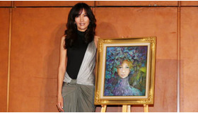 『ジョン・カーター』絵画コンクールに審査員として出席した工藤静香