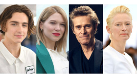 ティモシー・シャラメ＆レア・セドゥ＆ウィレム・デフォー＆ティルダ・スウィントン (C) Getty Images