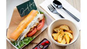 ランチセット チキンバケットサンド＋選べるサブメニュー1品＋プチデザート付き ￥1,000