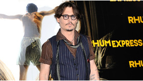 パリで行われた『ラム・ダイアリー』プレミア上映会に出席したジョニー・デップ -(C) ロイター／AFLO