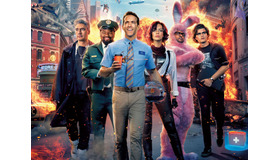 『フリー・ガイ』左から:アントワン、バディ、ガイ、 モロトフ・ガール（ミリー）、マウサー、キーズ　 (C)2021 Twentieth Century Fox Film Corporation. All Rights Reserved.