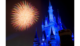 パークの花火「ディズニー・ライト・ザ・ナイト」As to Disney artwork, logos and properties： (C) Disney