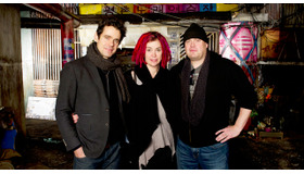 『クラウド アトラス』（左から、トム・ティクヴァ監督＆ラナ・ウォシャウスキー監督＆アンディ・ウォシャウスキー監督）