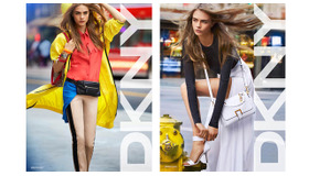 2013年「DKNY」のファッション・アンバサダーとなったカーラ・デルヴィーニュ