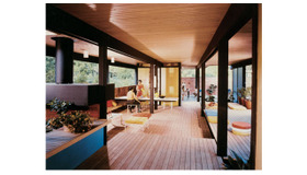 バフ・ストラウブ ＆ ヘンスマン社 ＜マーマン邸　レクリエーション・パヴィリオン（アーケーディア）＞　1958年写真：ジュリアス・シュルマン　1959年ゲッティ・リサーチ・インスティテュート蔵The Getty Research Institute, Los Angeles -(C)  J. Paul Getty Trust. Used with permission. Julius Shulman Photography Archive, Research Library at the Getty Research Institute (2004.R.10)