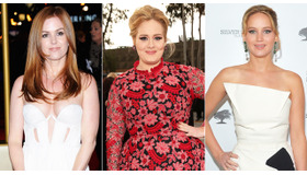 オスカードレスの下に“超強力補正下着”を忍ばせるセレブたち（左から、アイラ・フィッシャー＆アデル＆ジェニファー・ローレンス）