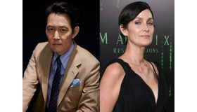 イ・ジョンジェ Photo by Borja B. Hojas/Getty Images／キャリー＝アン・モス Photo by Steve Jennings/Getty Images