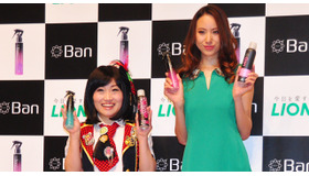 道端アンジェリカ＆キンタロー。 in 「Ban」新CM会見