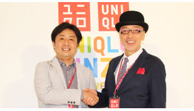 “1日店長”となったテリー伊藤＆松本店長 in 「ユニクロ」銀座店1周年記念トークショー