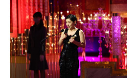 「第46回日本アカデミー賞」最優秀助演女優賞を受賞した安藤サクラ／写真提供: 東京写真記者協会