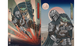 浮世絵特別ビジュアル「マンダロリアン」（C）2023 Lucasfilm Ltd.