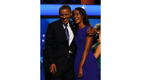 バラク・オバマ元米大統領＆マリア・オバマ Photo by Chip Somodevilla/Getty Images