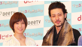 本田翼＆オダギリジョー in ドラマ「午前3時の無法地帯」完成披露イベント