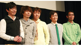 「THE BOOM」のメンバー＆真喜屋力監督／映画『THE BOOM 島唄のものがたり』舞台挨拶＠第5回沖縄国際映画祭