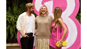 ライアン・ゴズリング＆マーゴット・ロビー＆グレタ・ガーウィグ Photo by Jon Kopaloff/Getty Images