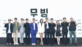 「ムービング」制作発表会見　© 2023 Disney and its related entities