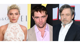 フローレンス・ピュー Photo by Mike Marsland/WireImage／ロバート・パティンソン Photo by Stephane Cardinale - Corbis/Corbis via Getty Images／マーク・ハミル Photo by Jon Kopaloff/FilmMagic,