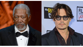 モーガン・フリーマンとジョニー・デップ -(C) Getty Images