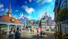 「アナとエルサのフローズンジャーニー」がある「フローンズキングダム」イメージビジュアル