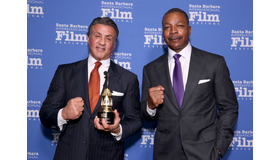 シルヴェスター・スタローン＆カール・ウェザース Photo by Rebecca Sapp/Getty Images for Santa Barbara International Film Festival
