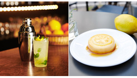 オリジナル・カクテル“愛さえあれば”＆レモンプリン（レモン風味のクレーマ･カタラーナ）／『愛さえあれば』 -(C) Zentropa Entertainments29 ApS 2012