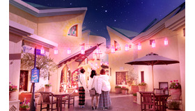 昼夜でイクスピアリの表情が変わる！“桜”カラーに染まる「サクラ ランタン ストリート」開催中