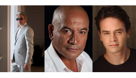 左から：マッツ・ミケルセン氏、テムエラ・モリソン氏、ダニエル・ローガン氏Photo by Greg Williams