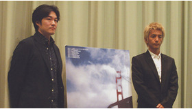 自殺問題について語るライフリンク代表の清水康之（左）と保阪尚希（右）