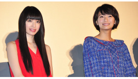 榮倉奈々＆栗山千秋／『図書館戦争』初日舞台挨拶