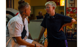 『HOW TO HAVE SEX』メイキング ©BALLOONHEAVEN, CHANNEL FOUR TELEVISION CORPORATION, THE BRITISH FILM INSTITUTE 2023