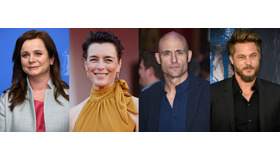 エミリー・ワトソン＆オリヴィア・ウィリアムズ＆マーク・ストロング＆トラヴィス・フィメル (C) Getty Images