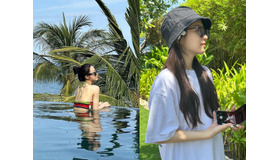 女優パク・ボヨン、水着姿は初めて！ベトナムで撮られた写真に大反響「マジでお人形」【PHOTO】